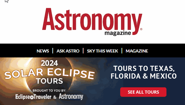 Preview of Astronomy Magazine Newsletter
